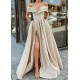 A-Line Off-the-Shoulder Long Prom Dresses Formal Evening Gowns 6011043