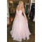Long Pink Spaghetti Straps Prom Dresses Formal Evening Gowns 6011063