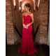 Mermaid Spaghetti Straps Long Prom Dresses Formal Evening Gowns 6011066