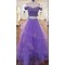 A-Line Beaded Lace Tulle Two Pieces Long Prom Dresses Formal Evening Gowns 6011080