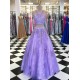 A-Line Beaded Lace Two Pieces Long Prom Dresses Formal Evening Gowns 6011084