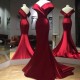 Mermaid Off-the-Shoulder Long Prom Dresses Formal Evening Gowns 6011105