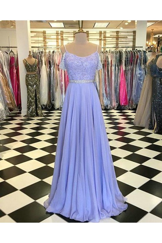 A-Line Beaded Lace Chiffon Long Prom Dresses Formal Evening Gowns 6011112 A-Line Beaded Lace Chiffon Long Prom Dresses Formal Evening Gowns 6011112