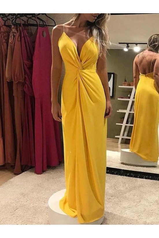 Sheath/Column Chiffon Long Prom Dresses Formal Evening Gowns 6011119 Sheath/Column Chiffon Long Prom Dresses Formal Evening Gowns 6011119