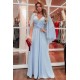 A-Line Chiffon Long Prom Dresses Formal Evening Gowns 6011135