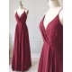 A-Line V-Neck Long Prom Dresses Formal Evening Gowns 6011138 A-Line V-Neck Long Prom Dresses Formal Evening Gowns 6011138