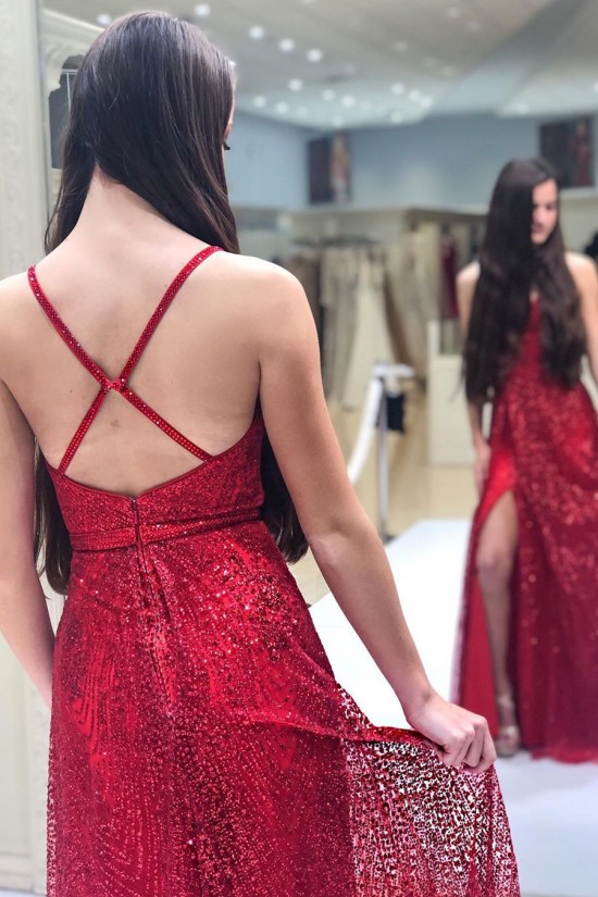 A-Line V-Neck Long Prom Dresses Formal Evening Gowns 6011139 A-Line V-Neck Long Prom Dresses Formal Evening Gowns 6011139