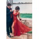 A-Line V-Neck Long Prom Dresses Formal Evening Gowns 6011139 A-Line V-Neck Long Prom Dresses Formal Evening Gowns 6011139