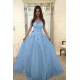 A-Line Lace Tulle Long Prom Dresses Formal Evening Gowns 6011145 A-Line Lace Tulle Long Prom Dresses Formal Evening Gowns 6011145