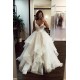 Ball Gown V-Neck Long Prom Dresses Formal Evening Gowns 6011149