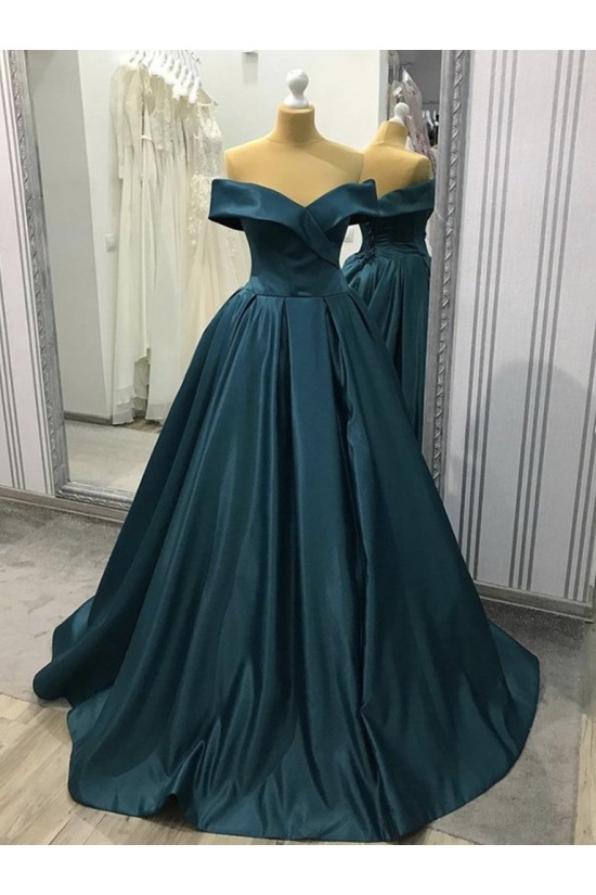 A-Line Off-the-Shoulder Long Prom Dresses Formal Evening Gowns 6011154 A-Line Off-the-Shoulder Long Prom Dresses Formal Evening Gowns 6011154