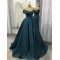 A-Line Off-the-Shoulder Long Prom Dresses Formal Evening Gowns 6011154