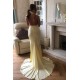 Mermaid Halter Long Prom Dresses Formal Evening Gowns 6011200