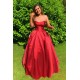 A-Line Strapless Long Prom Dresses Formal Evening Gowns 6011203 A-Line Strapless Long Prom Dresses Formal Evening Gowns 6011203