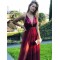 A-Line Sequins Tulle Long Prom Dresses Formal Evening Gowns 6011249