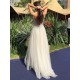 A-Line Beaded Sequins V-Neck Long Prom Dresses Formal Evening Gowns 6011256
