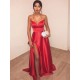 A-Line Long Red Prom Dresses Formal Evening Gowns 6011275