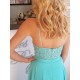 A-Line Chiffon Lace Long Prom Dresses Formal Evening Gowns 6011294