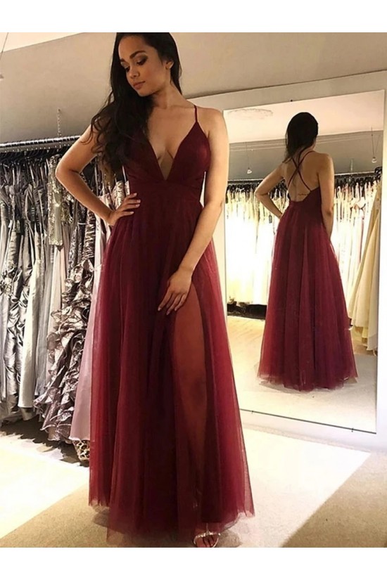 A-Line V-Neck Long Prom Dresses Formal Evening Gowns 6011345 A-Line V-Neck Long Prom Dresses Formal Evening Gowns 6011345