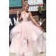 A-Line Sequins Tulle V-Neck Long Prom Dresses Formal Evening Gowns 6011366 A-Line Sequins Tulle V-Neck Long Prom Dresses Formal Evening Gowns 6011366