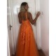 A-Line Beaded Lace Tulle Long Prom Dresses Formal Evening Gowns 6011367 A-Line Beaded Lace Tulle Long Prom Dresses Formal Evening Gowns 6011367