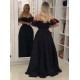 A-Line Black Off-the-Shoulder Long Prom Dresses Formal Evening Gowns 6011369 A-Line Black Off-the-Shoulder Long Prom Dresses Formal Evening Gowns 6011369