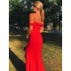 Long Red Off-the-Shoulder Prom Dresses Formal Evening Gowns 6011403 Long Red Off-the-Shoulder Prom Dresses Formal Evening Gowns 6011403