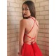 A-Line Long Red Prom Dresses Formal Evening Gowns 6011404