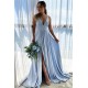A-Line V-Neck Long Prom Dresses Formal Evening Gowns 6011406 A-Line V-Neck Long Prom Dresses Formal Evening Gowns 6011406