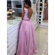 A-Line Beaded Lace Long Tulle Prom Dresses Formal Evening Gowns 6011449 A-Line Beaded Lace Long Tulle Prom Dresses Formal Evening Gowns 6011449