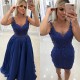 A-Line Beaded Lace Long Prom Dresses Formal Evening Gowns 6011450