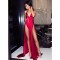 Sexy Long V-Neck Prom Dresses Formal Evening Gowns 6011462