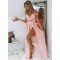 A-Line Long Pink Off-the-Shoulder Prom Dresses Formal Evening Gowns 6011471