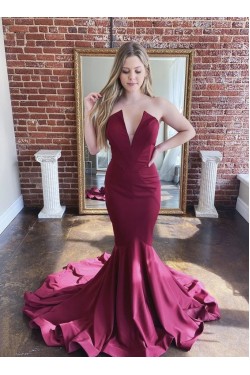 Mermaid Long Prom Dresses Formal Evening Gowns 6011516