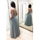 A-Line Beaded Lace Long Prom Dresses Formal Evening Gowns 6011524 A-Line Beaded Lace Long Prom Dresses Formal Evening Gowns 6011524