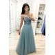 A-Line Beaded Lace Long Prom Dresses Formal Evening Gowns 6011524 A-Line Beaded Lace Long Prom Dresses Formal Evening Gowns 6011524