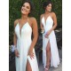 A-Line Long Red Chiffon Prom Dresses Formal Evening Gowns 6011594