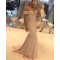 Mermaid Beaded Lace Off-the-Shoulder Long Prom Dresses Formal Evening Gowns 6011600