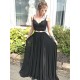 Long Black Beaded Lace Two Pieces Prom Dresses Formal Evening Gowns 6011606