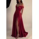 A-Line Off-the-Shoulder Long Prom Dresses Formal Evening Gowns 6011639