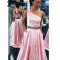 Beaded One-Shoulder Long Prom Dresses Formal Evening Gowns 6011652
