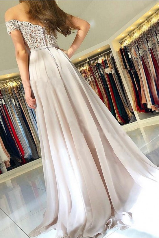 A-Line Off-the-Shoulder Prom Dresses Formal Evening Gowns with Lace Appliques 6011662 A-Line Off-the-Shoulder Prom Dresses Formal Evening Gowns with Lace Appliques 6011662