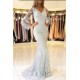 Elegant Mermaid Lace V-Neck Long Prom Formal Evening Gowns Mother of The Bride Dresses 601824 Elegant Mermaid Lace V-Neck Long Prom Formal Evening Gowns Mother of The Bride Dresses 601824