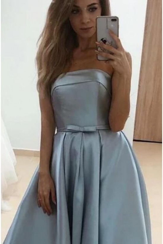 A-Line Strapless Long Prom Dresses Formal Evening Gowns 601837 A-Line Strapless Long Prom Dresses Formal Evening Gowns 601837