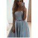 A-Line Strapless Long Prom Dresses Formal Evening Gowns 601837 A-Line Strapless Long Prom Dresses Formal Evening Gowns 601837