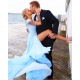 A-Line Lace Off-the-Shoulder Long Prom Dresses Formal Evening Gowns 601859