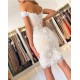 Elegant Short Off-the-Shoulder Formal Evening Gowns with Lace Appliques Mother of The Bride Dresses 601862 Elegant Short Off-the-Shoulder Formal Evening Gowns with Lace Appliques Mother of The Bride Dresses 601862