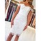Elegant Short Off-the-Shoulder Formal Evening Gowns with Lace Appliques Mother of The Bride Dresses 601863