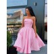 A-Line Strapless Short Prom Dresses Formal Evening Gowns 601866 A-Line Strapless Short Prom Dresses Formal Evening Gowns 601866