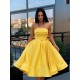 A-Line Strapless Short Prom Dresses Formal Evening Gowns 601867 A-Line Strapless Short Prom Dresses Formal Evening Gowns 601867